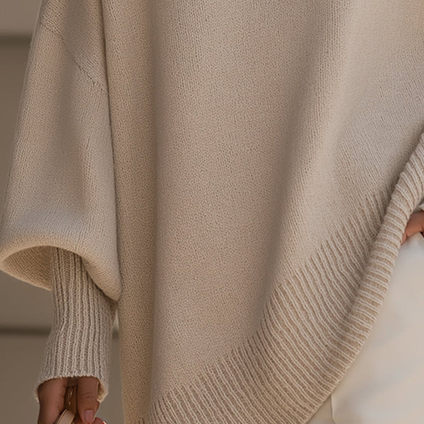 Alina - Pull Tricot Minimal Luxe