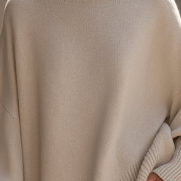 Alina - Pull Tricot Minimal Luxe