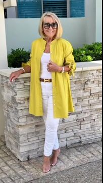 CÉLINA™ - Manteau Chemise Long Chic