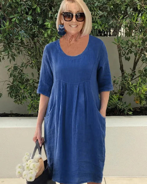 Ruthie | Easy Elegance Linen Dress