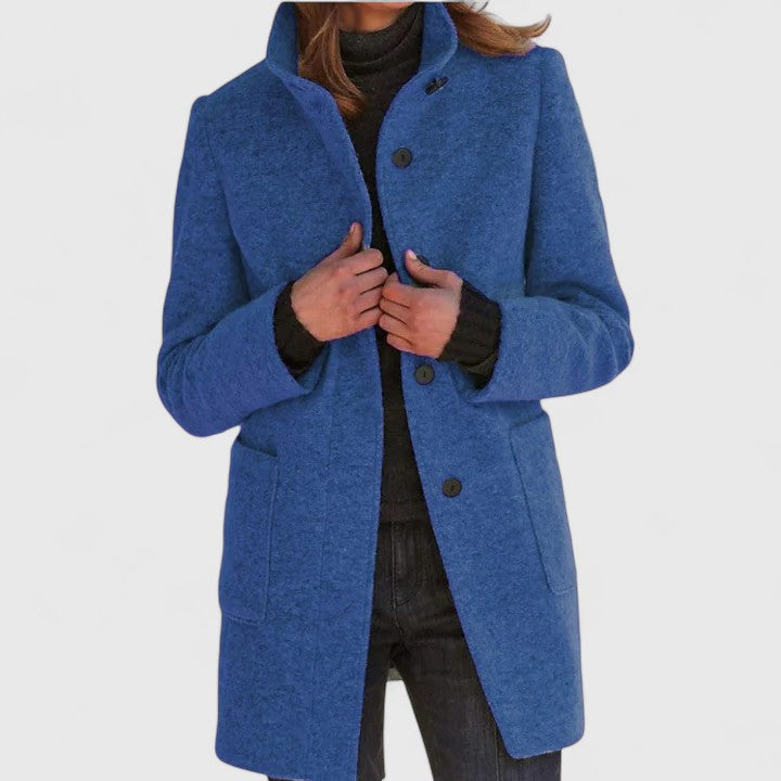 Elena – Manteau classique en mélange de laine