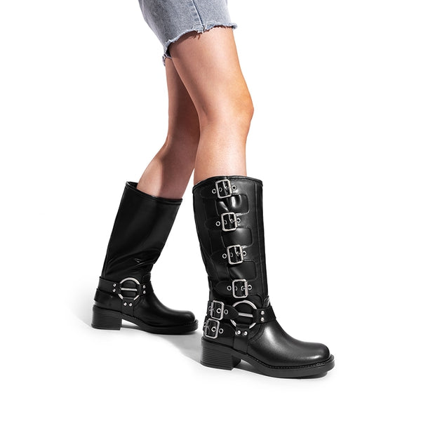 Ravenstride | Bottes hautes à plusieurs boucles