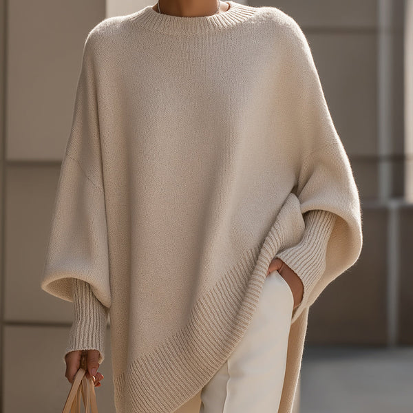 Alina - Pull Tricot Minimal Luxe