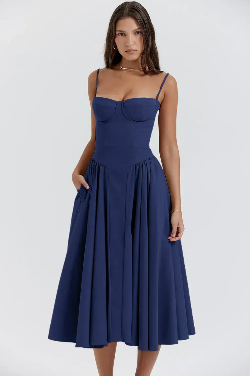 Elara | Robe Corset Midi