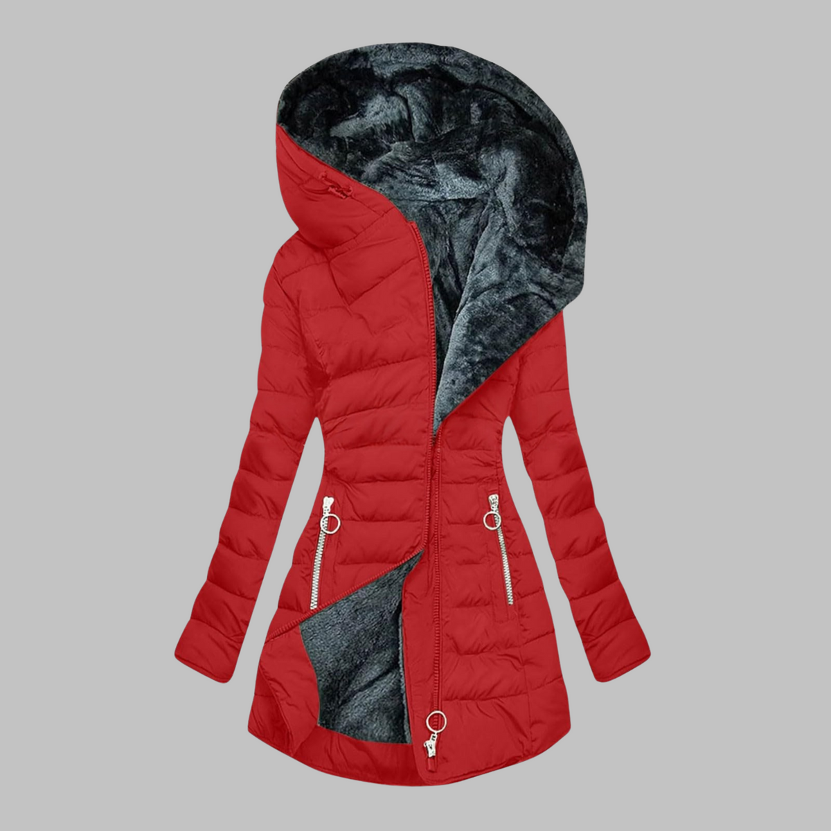 YENGE™ - Veste à capuche à manches longues ajustée décontractée