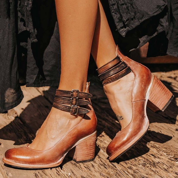 Ginevra™ | Talons à Multi-Sangles avec Talon Épais