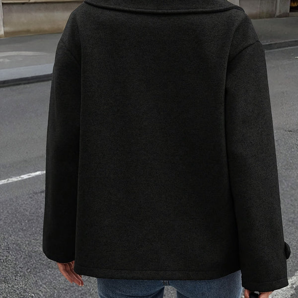 Elise| Stylish Double-Breasted Jacket with Button Details