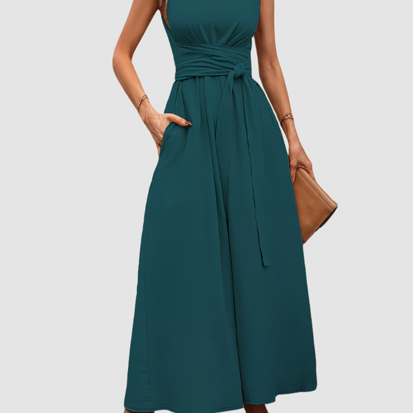 Clara | Elegant Sleeveless Maxi Dress