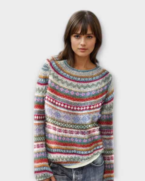 Lila | Pull Rayé Confortable