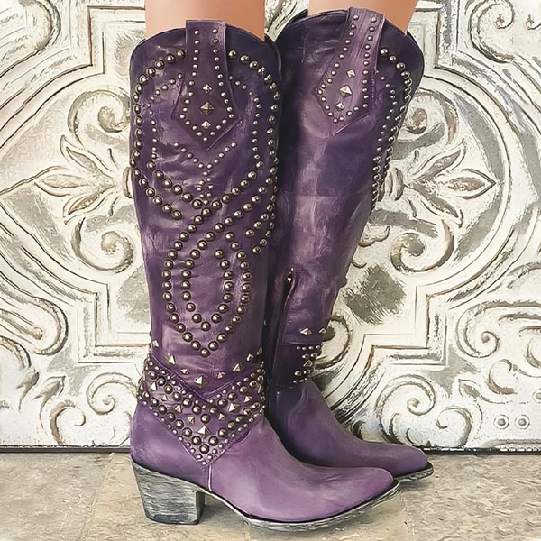 Mary | Bottes Western Montantes