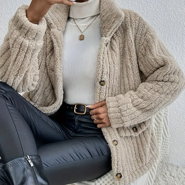 Agni | Gilet à Boutons en Velours Réversible