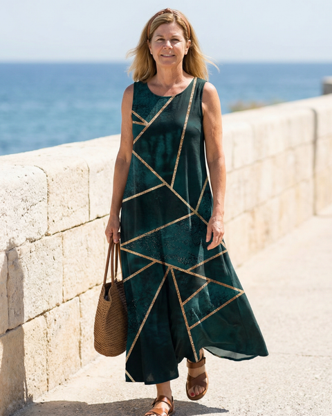 Saelle | Calm Tide Midi Dress