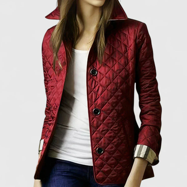 Olivia – Veste Matelassée en Diamant