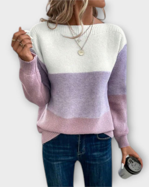 Kendra | Pull Patchwork Douillet