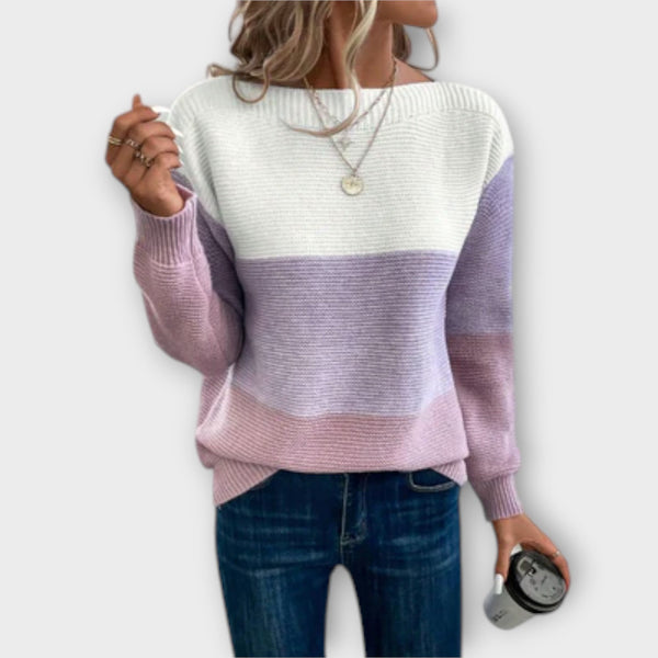 Kendra | Pull Patchwork Douillet