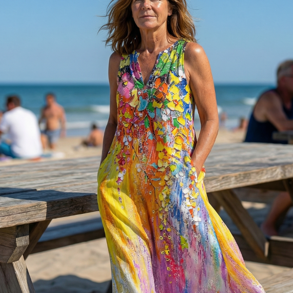 Alina | Open Air Maxi Dress