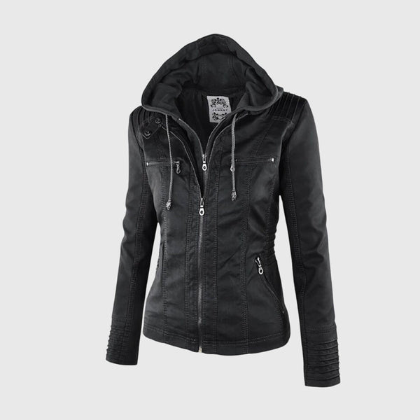 Karoline – Veste en Cuir Élégante