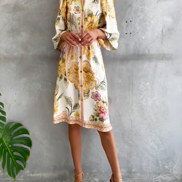 Clara Printed Dress