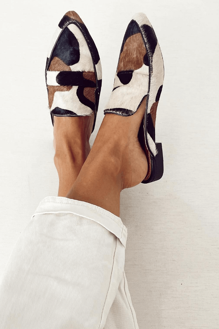 Britney | Mocassin Avec Motif Abstrait
