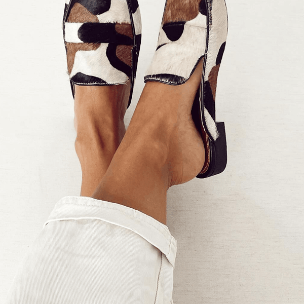 Britney | Mocassin Avec Motif Abstrait