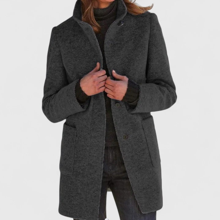 Elena – Manteau classique en mélange de laine