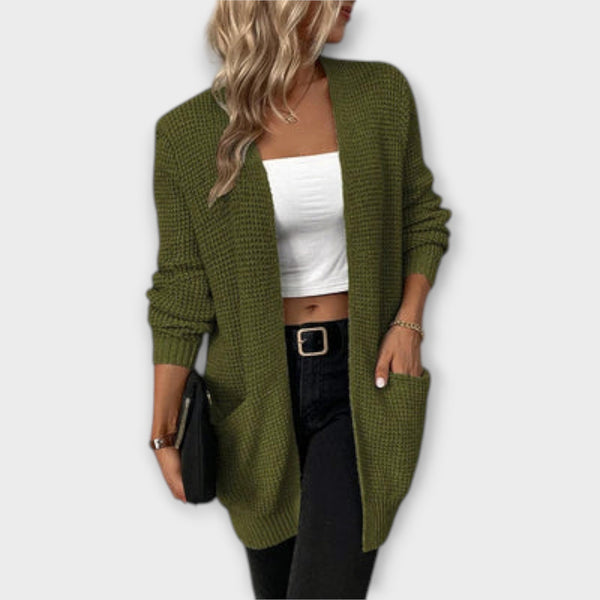 Nancy – Cardigan Tricot Décontracté avec Poches