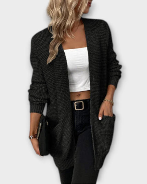 Nancy – Cardigan Tricot Décontracté avec Poches