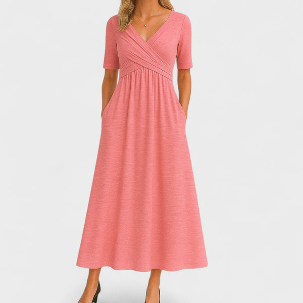 Claribel | Elegant Midi Dress – Timeless Style, Everyday Comfort