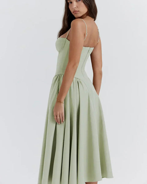 Elara | Robe Corset Midi