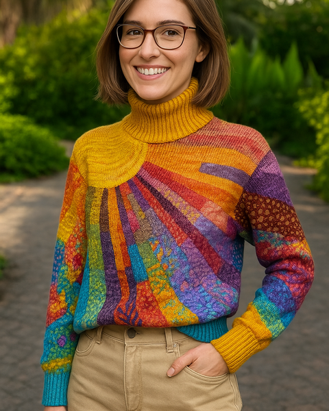 MAYA | Sunshine Turtleneck Sweater