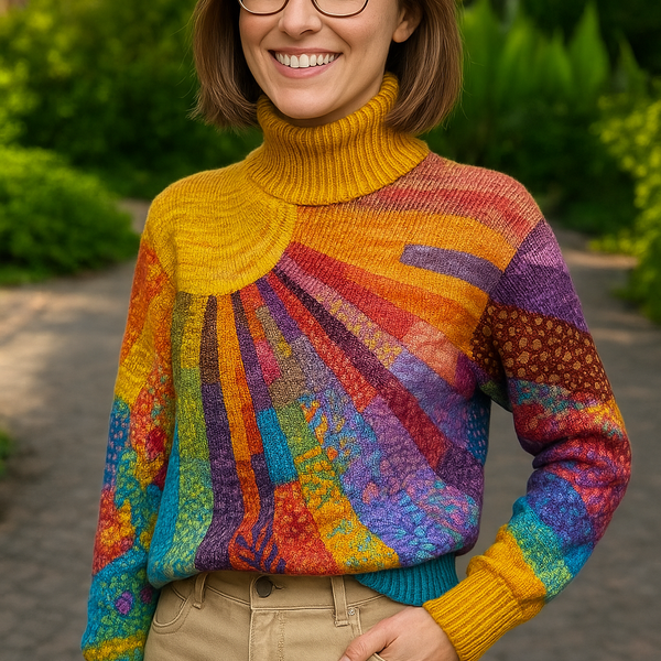 MAYA | Sunshine Turtleneck Sweater