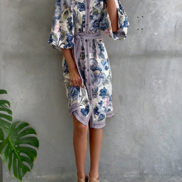 Clara Printed Dress