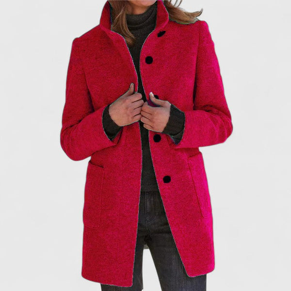 Elena – Manteau classique en mélange de laine