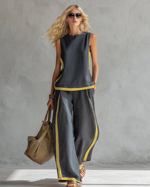 ESSENTIAL - Leila | Elegant Cotton and Linen Set