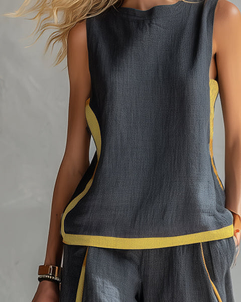 ESSENTIAL - Leila | Elegant Cotton and Linen Set