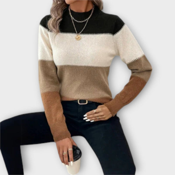 Eliana | Pull à Rayures Stylé