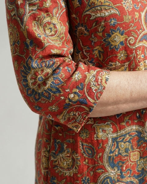 Carter | Ease Patchwork Midi Dress