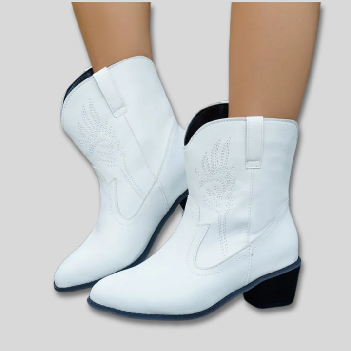 Zephyra - Bottes de Cowboy Classiques Brodées