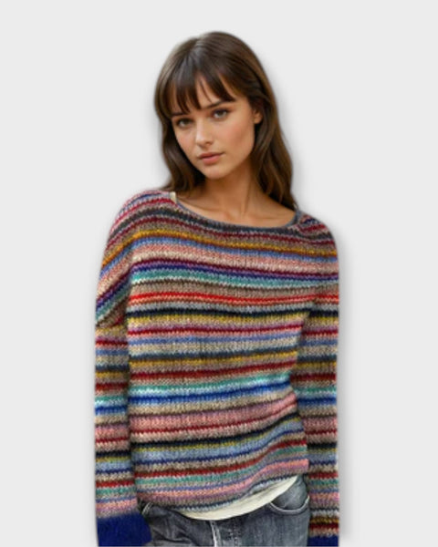 Lila | Pull Rayé Confortable