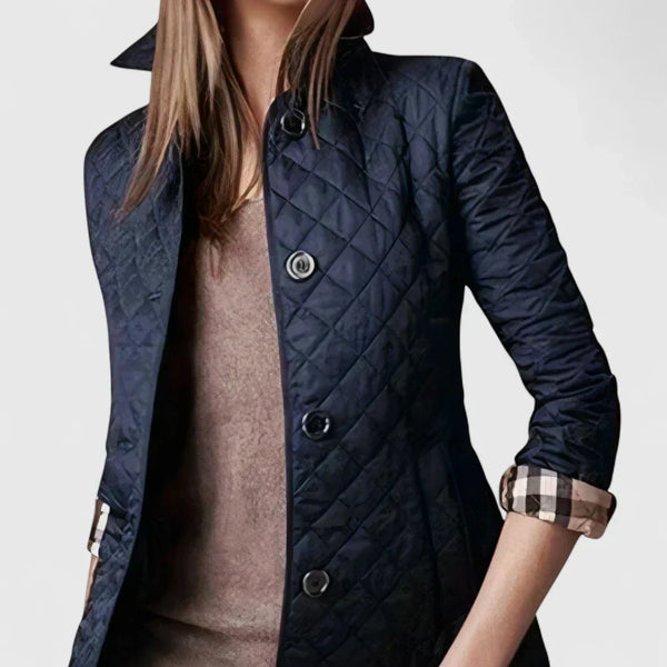Olivia – Veste Matelassée en Diamant