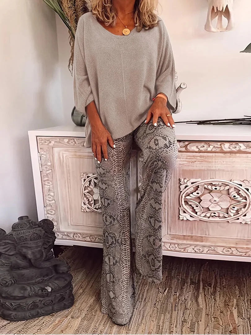 Annie | Ensemble en Tricot Boho Deux Pièces