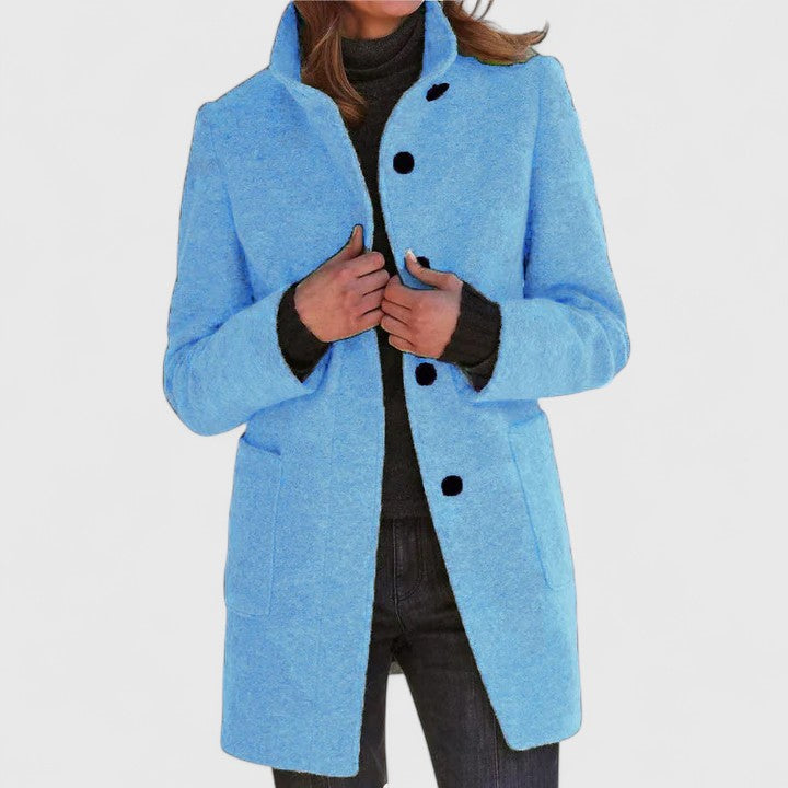 Elena – Manteau classique en mélange de laine