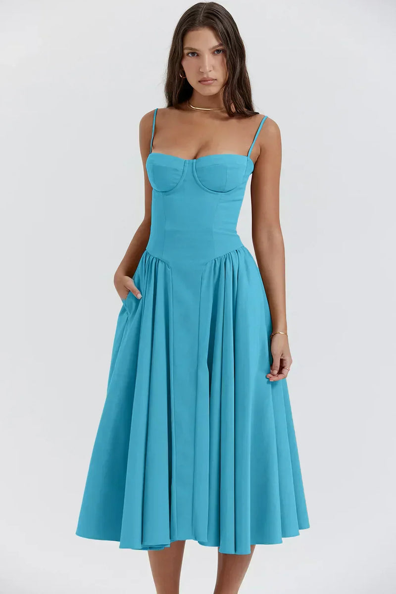 Elara | Robe Corset Midi