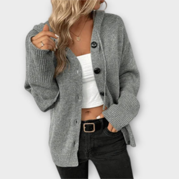 Brittan – Cardigan Tricoté avec Boutons