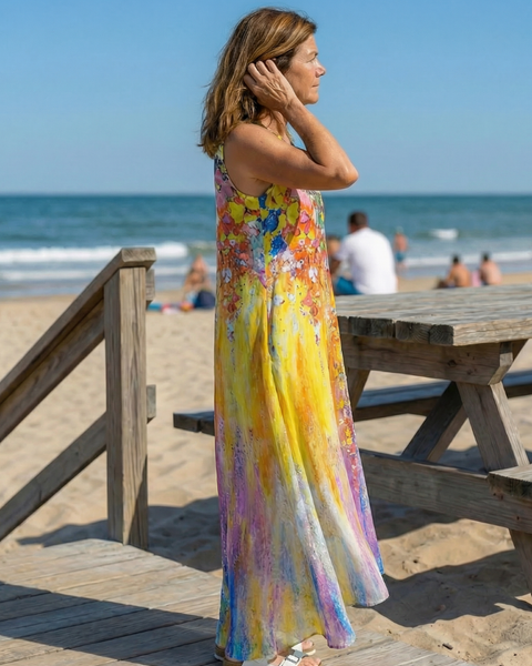 Alina | Open Air Maxi Dress
