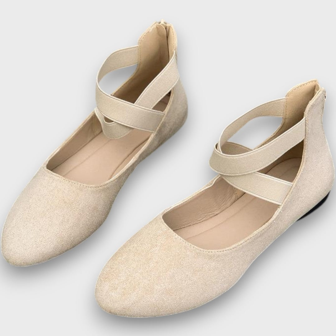 Arelia | Sandales compensées élégantes avec design croisé