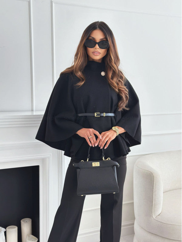 LEA - Veste Papillon Chic avec Ceinture