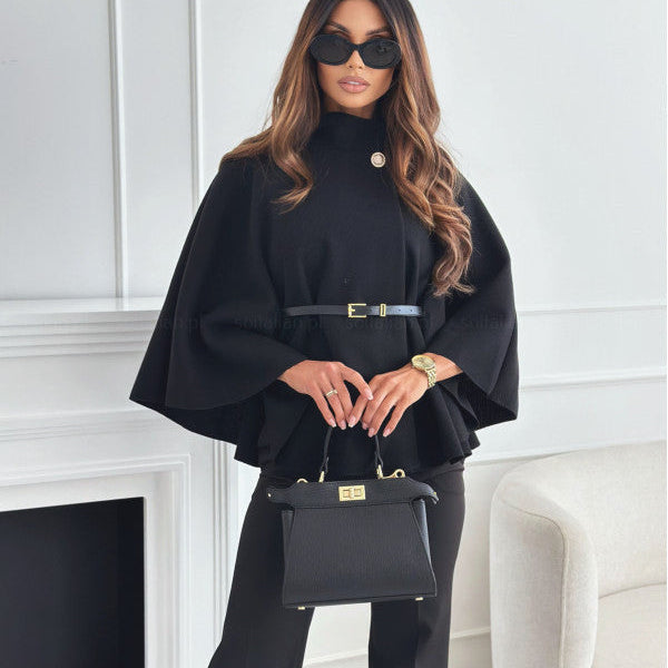 LEA - Veste Papillon Chic avec Ceinture