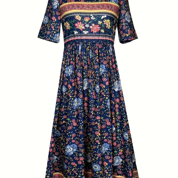 Evelyn | Elegant Bohemian Maxi Dress