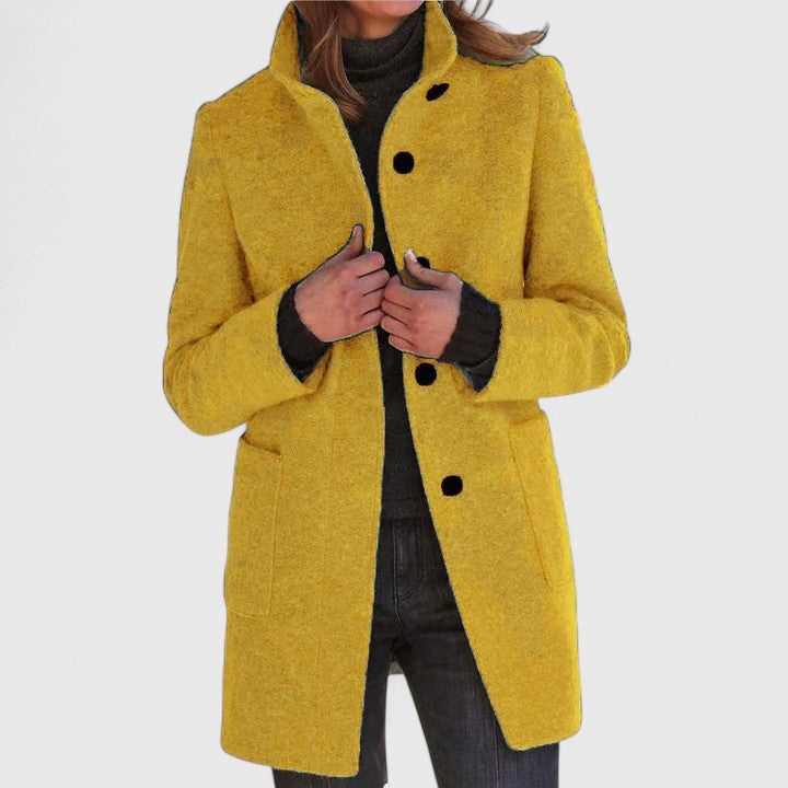 Elena – Manteau classique en mélange de laine